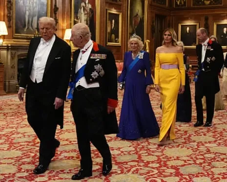 Royals Deploy Grand Welcome Amid Demonstrations; Jimmy Kimmel Pulled From Air Due To Kirk Comments