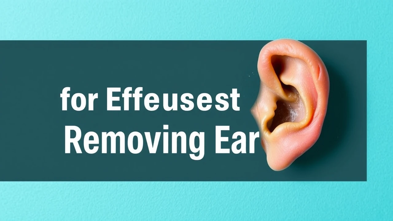 Specialist Recommendations for Effortless Removing Earwax