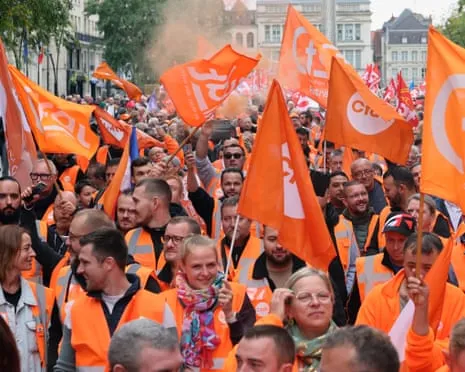 Countrywide Walkout Action Sees Vast Numbers Marching Across France